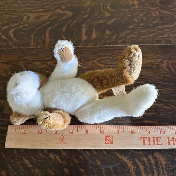Hugfun Cow Plush Brown White Articuled Limbs Stuffed Animal Size 9"‎ Length EUC - Picture 8 of 8